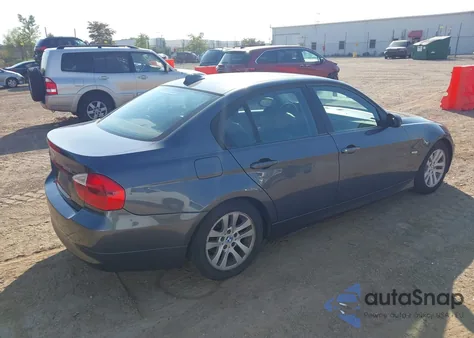 2007 BMW 328I z USA, uszkodzony, nr VIN WBAVC53557FZ75745